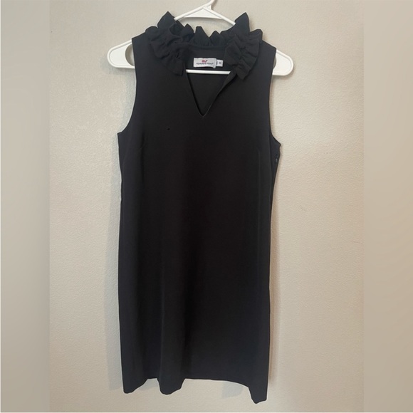 Vineyard vines gathered ruffle vneck shift dress size 00 - Picture 6 of 15